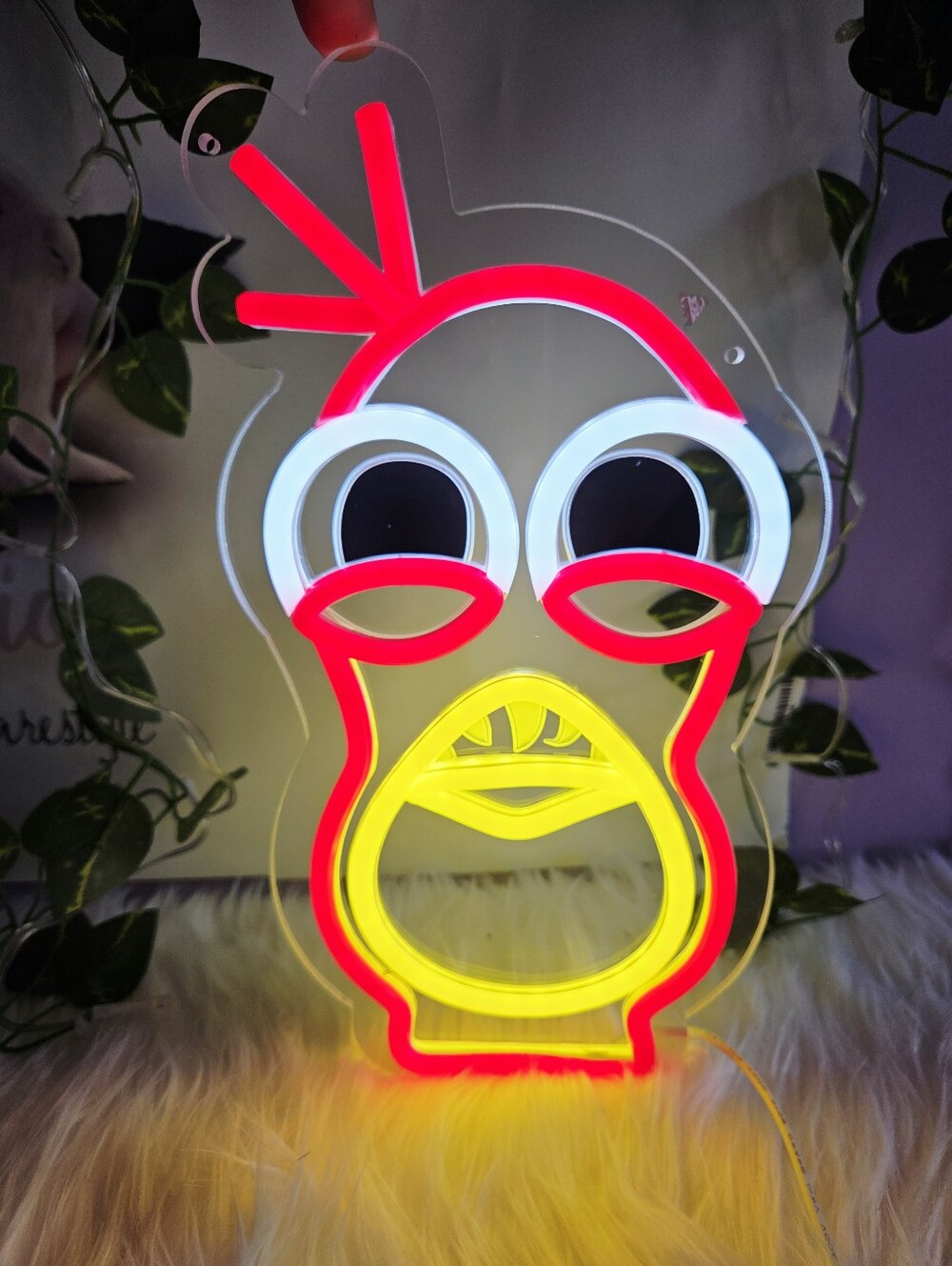 Chicken Face Neon Sign - Picture 5 of 8